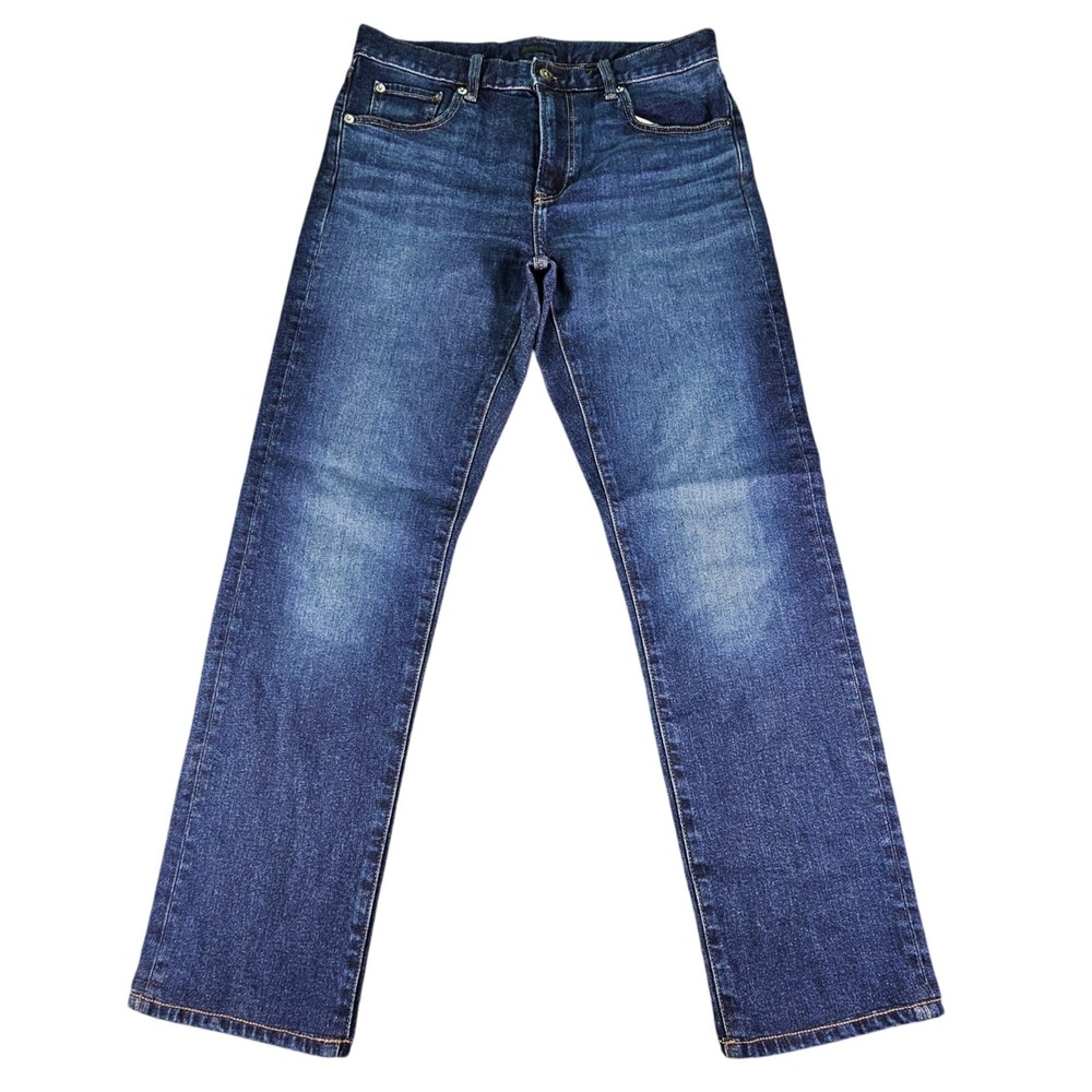 Uniqlo‎ Slim Fit Jeans Men's 30x29 (Tag 30x33) Straight Leg Dark Wash Stretch